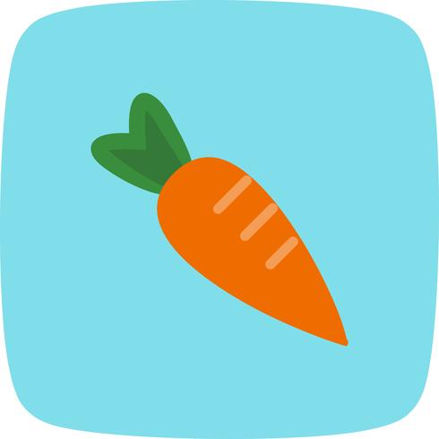Icône de carotte de vecteur