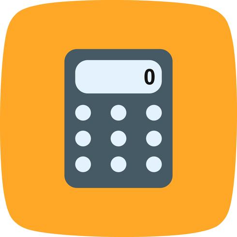 Icône de calculatrice de vecteur