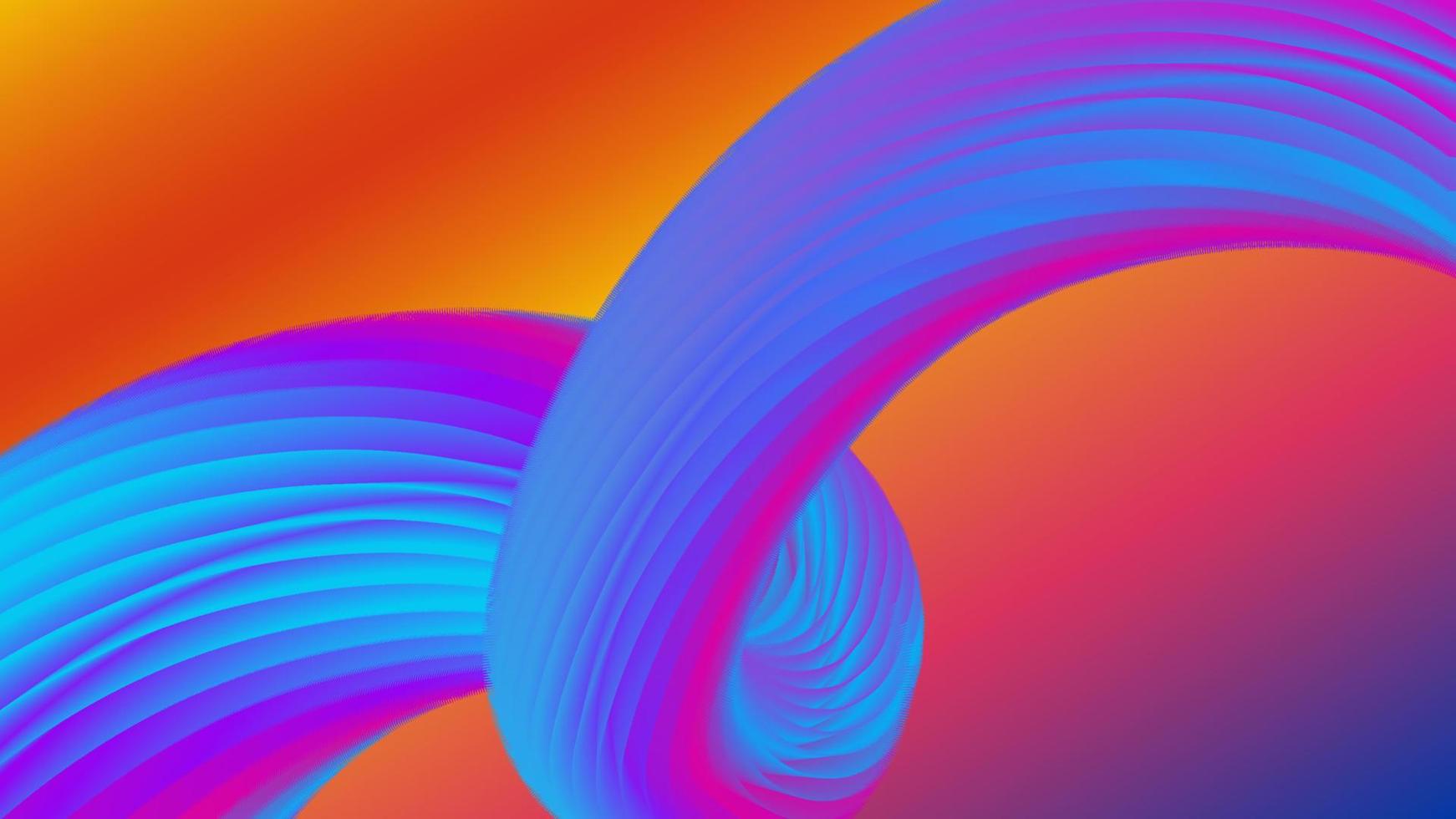 abstrait coloré avec effet dynamique vecteur