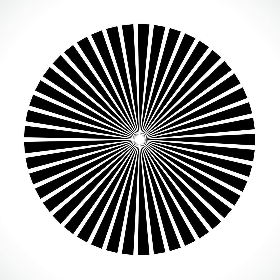 rayons, élément de poutres. sunburst, fond de forme starburst. géométrique circulaire. forme géométrique circulaire abstraite. illustration - vecteur