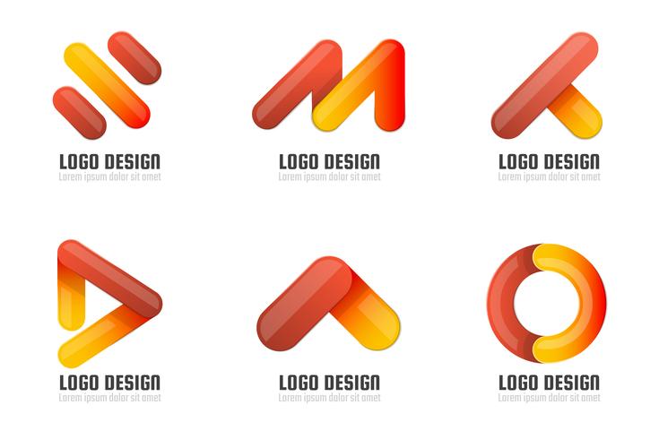 Logo vectoriel minimal moderne pour bannière