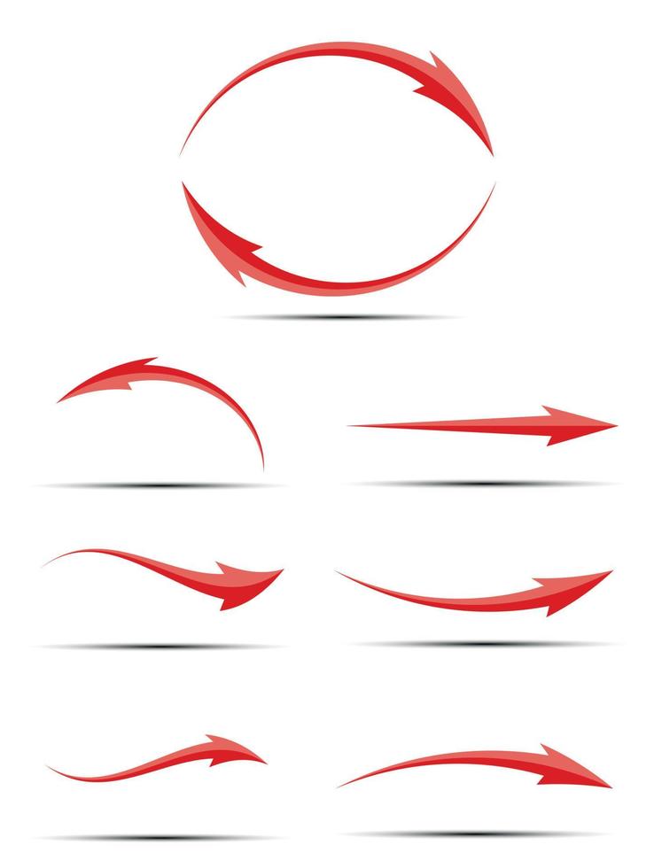 modèle d'icône de flèche de vecteur abstrait. illustration vectorielle de la flèche du curseur