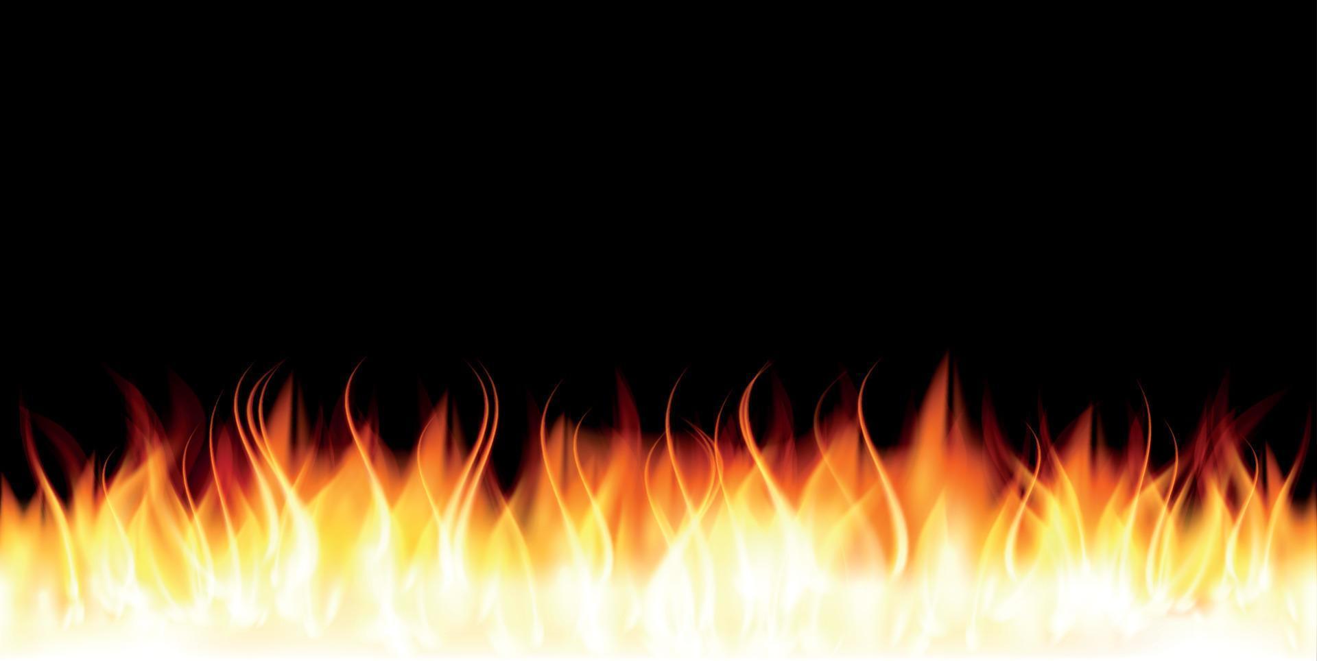 flamme de feu brûlante. illustration vectorielle vecteur