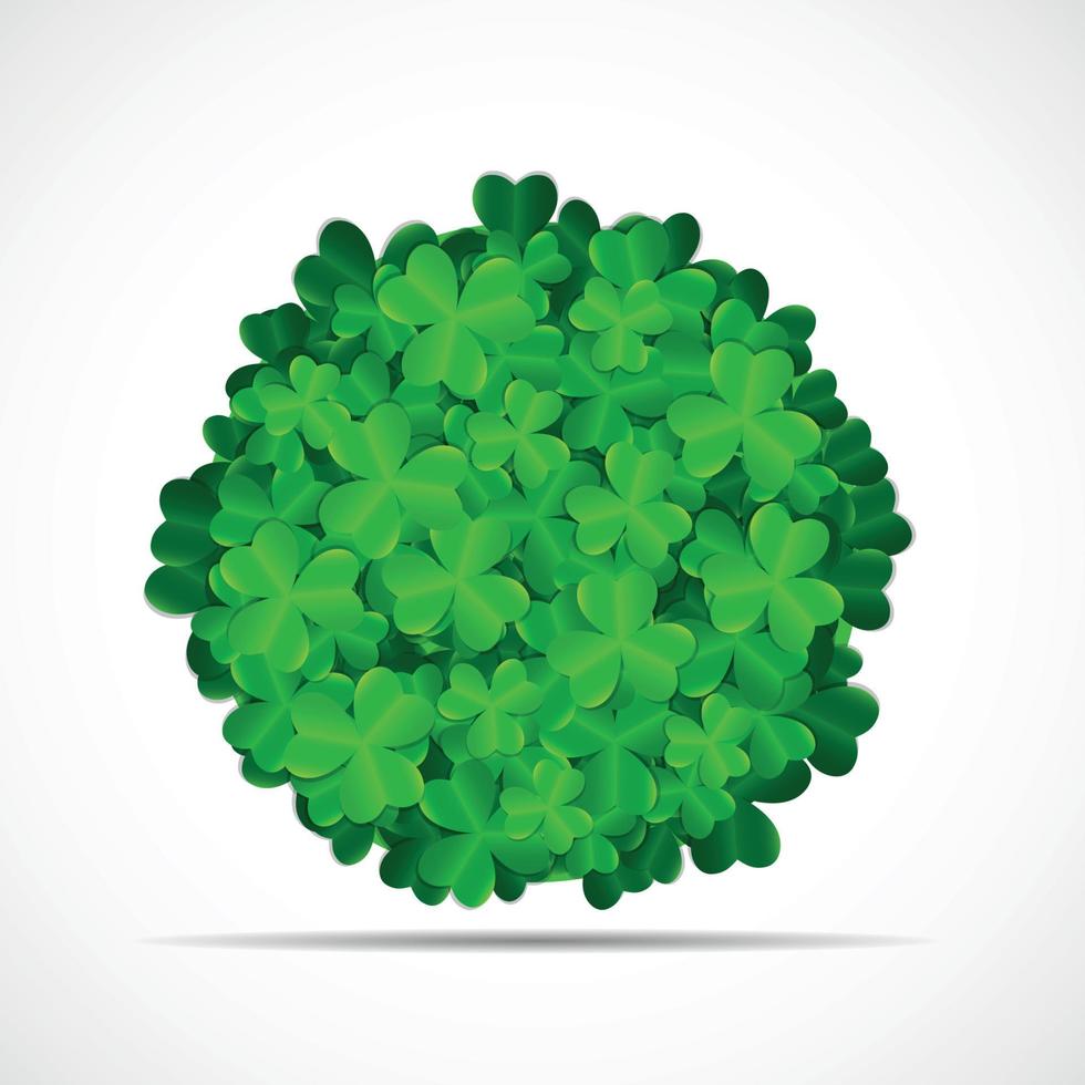 illustration vectorielle de saint patrick fond vecteur