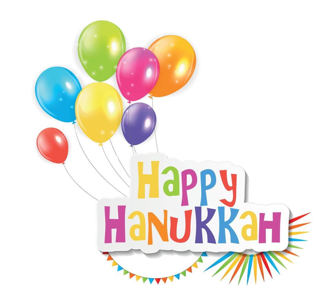 joyeux hanukkah, fond de vacances juives. illustration vectorielle. Hanoucca est le nom de la fête juive. vecteur