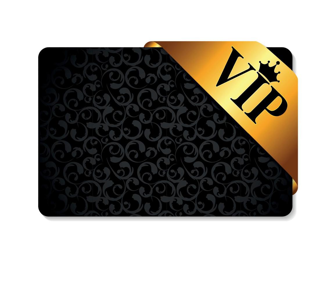 Ruban vip sur illustration vectorielle de carte vecteur