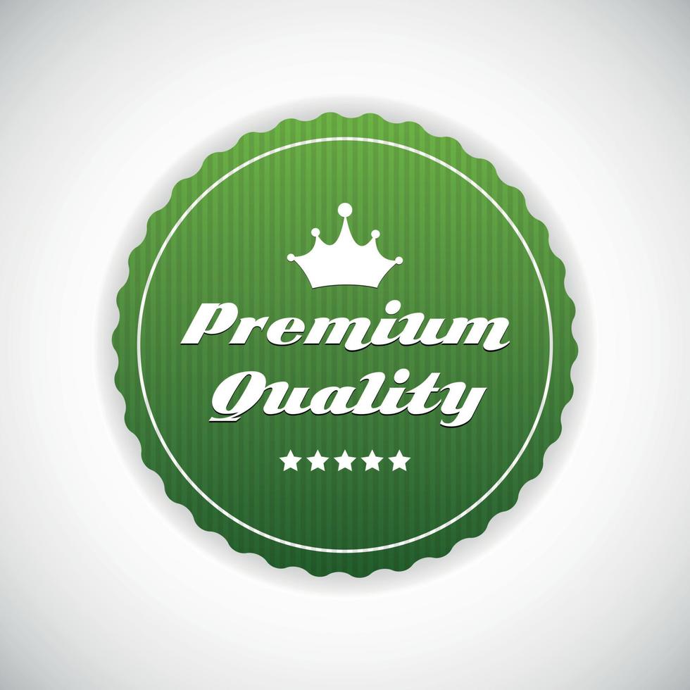 illustration vectorielle de qualité premium label vecteur
