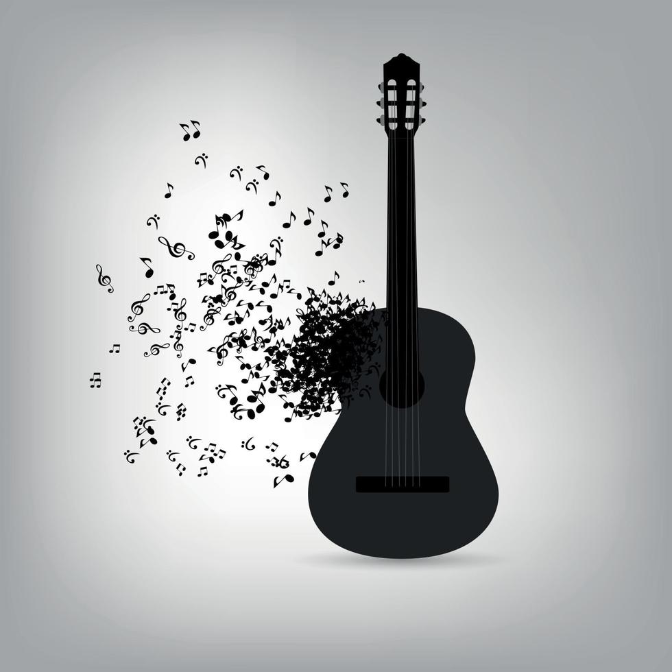 illustration vectorielle de fond de musique abstraite pour votre conception vecteur