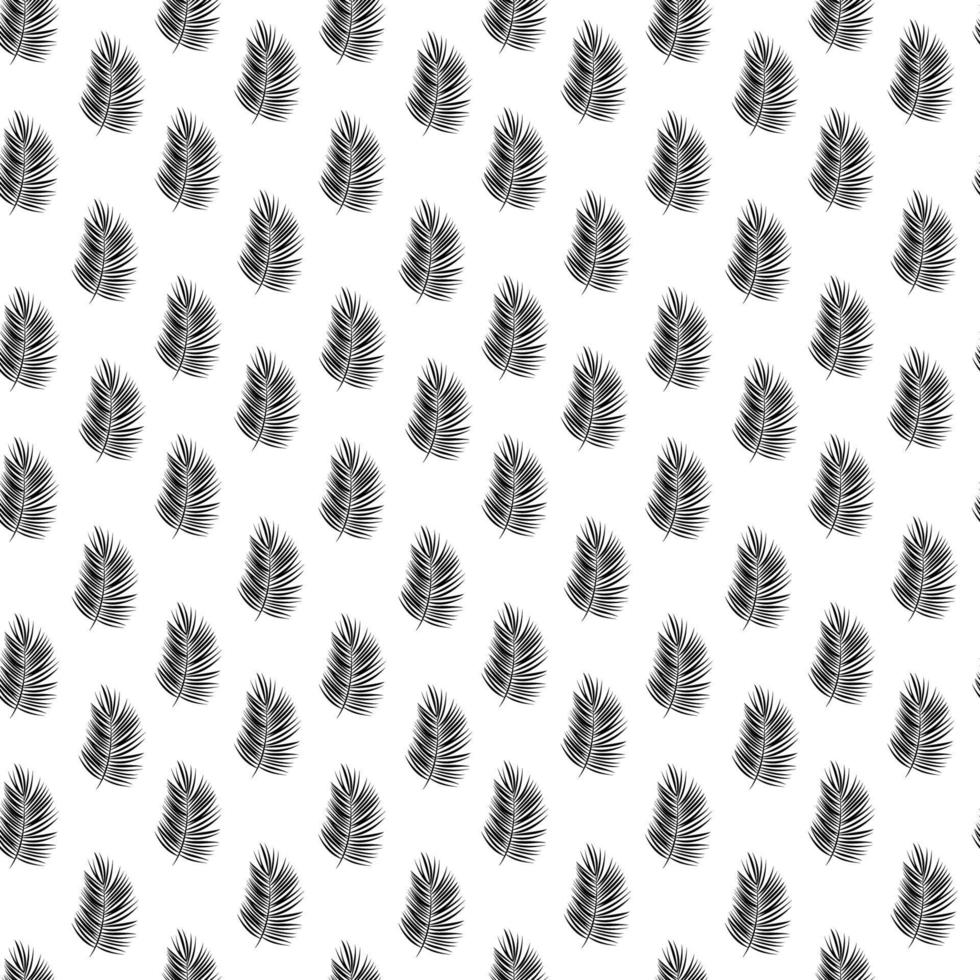 silhouette de palmiers sur fond blanc. modèle sans couture. illustration vectorielle. vecteur