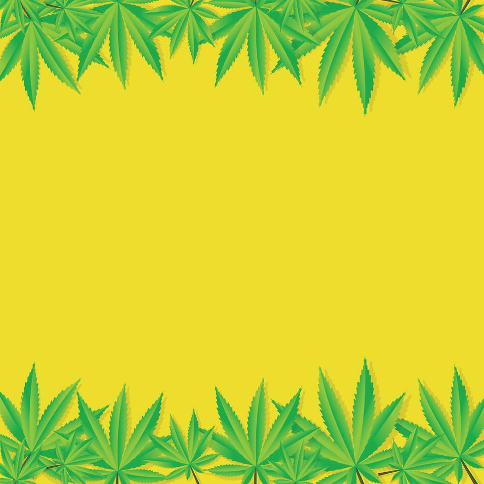 illustration vectorielle de cannabis abstrait fond vecteur