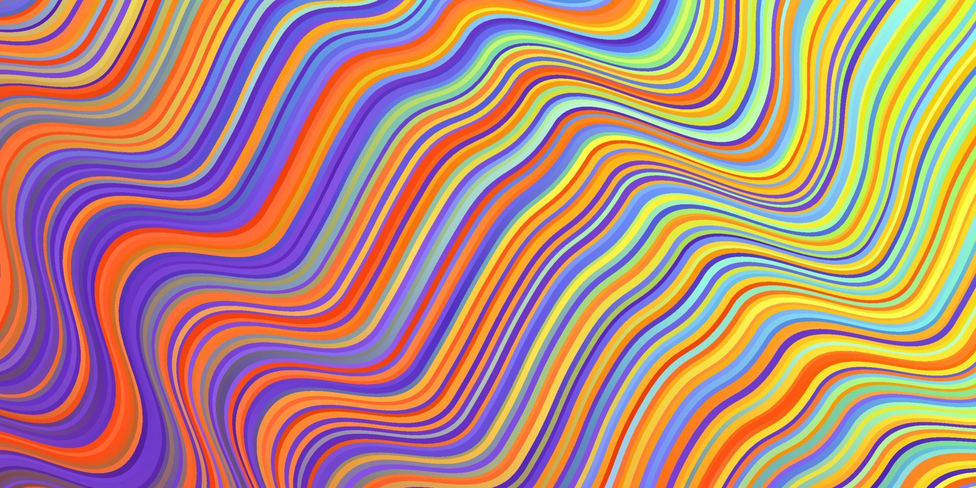 modèle vectoriel multicolore clair avec des lignes.