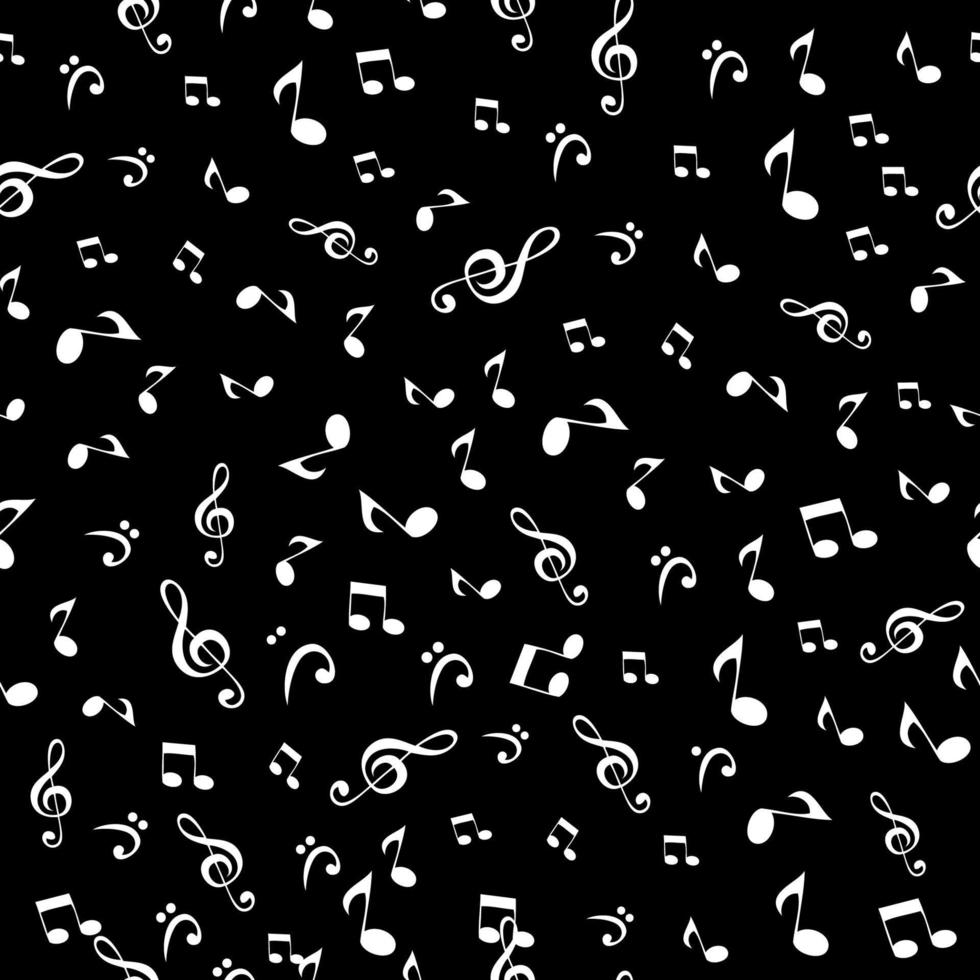 notes de musique abstraites transparente motif de fond illustration vectorielle pour votre conception vecteur