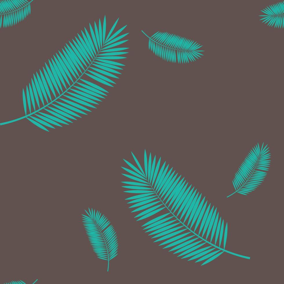 feuille de palmier sans soudure de fond. illustration vectorielle. vecteur