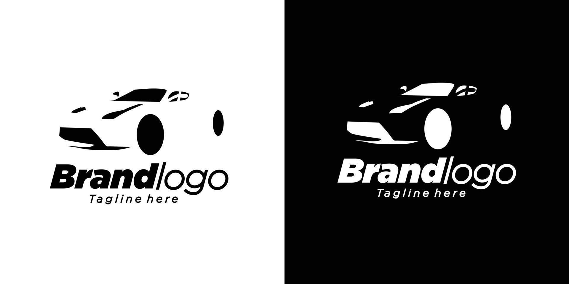 logo de voiture super et élégant avec une apparence attrayante et attrayante 2 vecteur