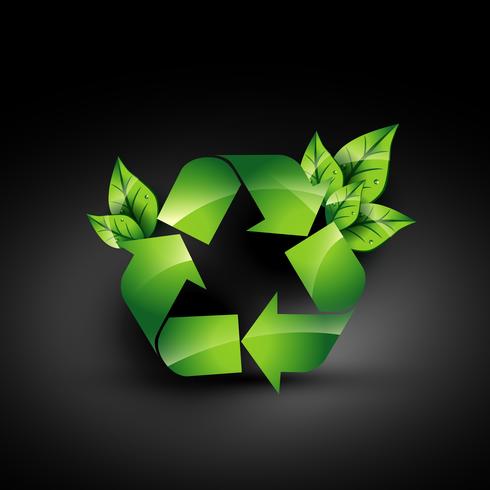 icône de recyclage vecteur