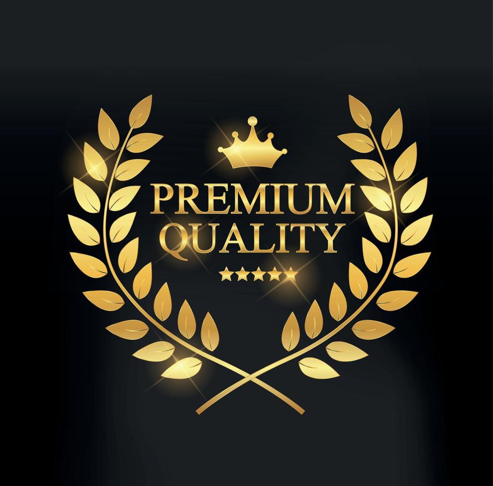 illustration vectorielle de qualité premium label vecteur