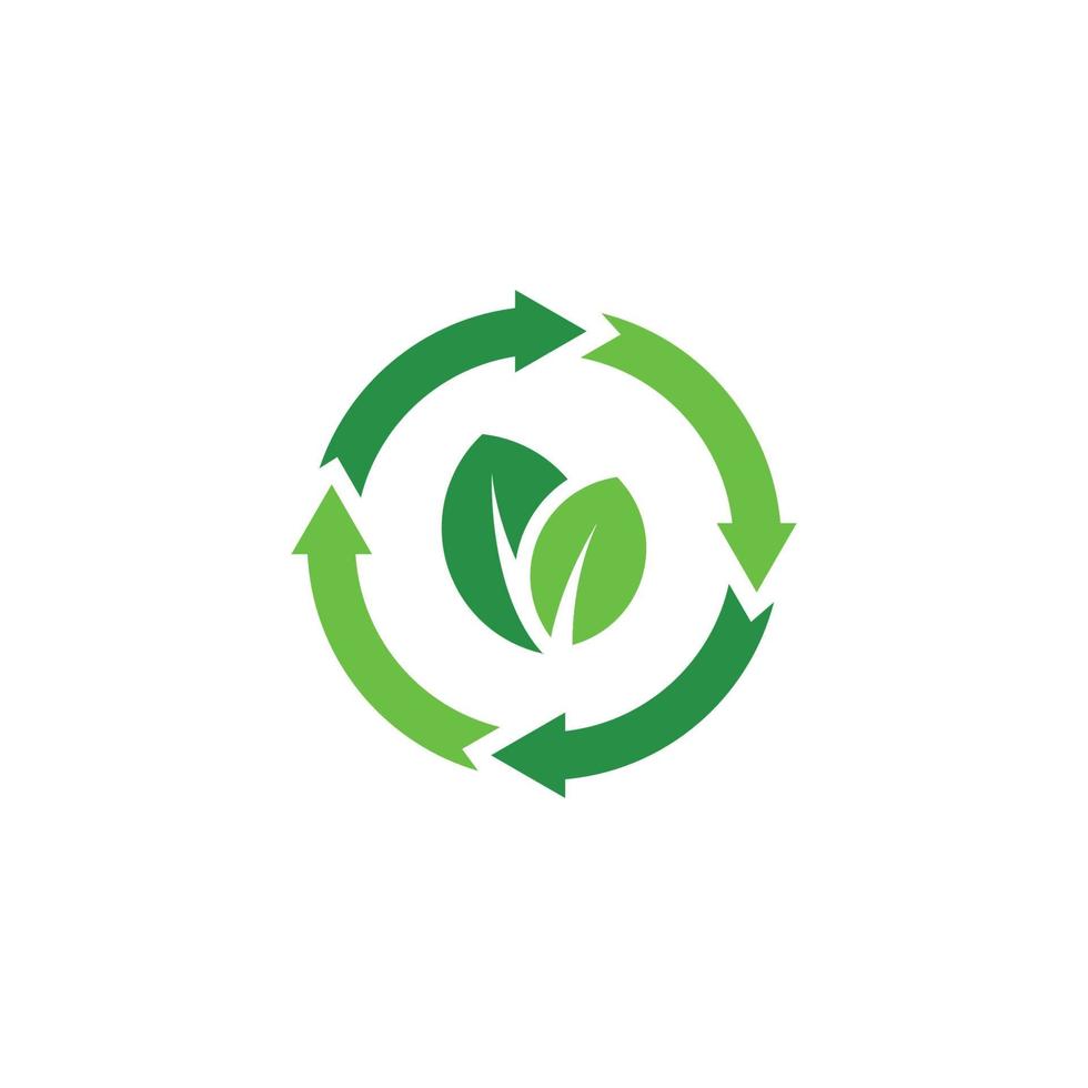 logo cool et moderne pour les organisations de conservation de l'environnement vecteur