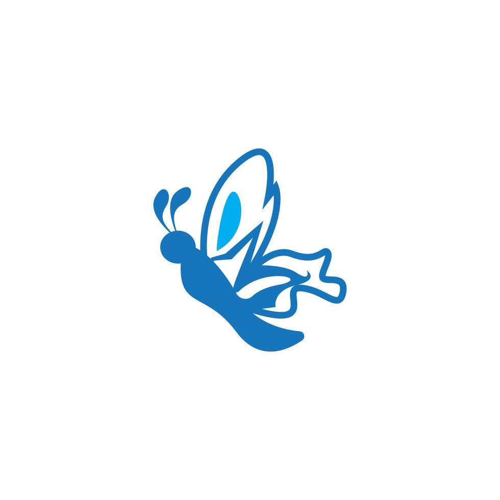 icône de papillon et illustration vectorielle de symbole vecteur