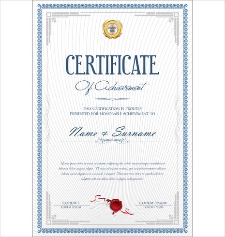 Certificat vecteur