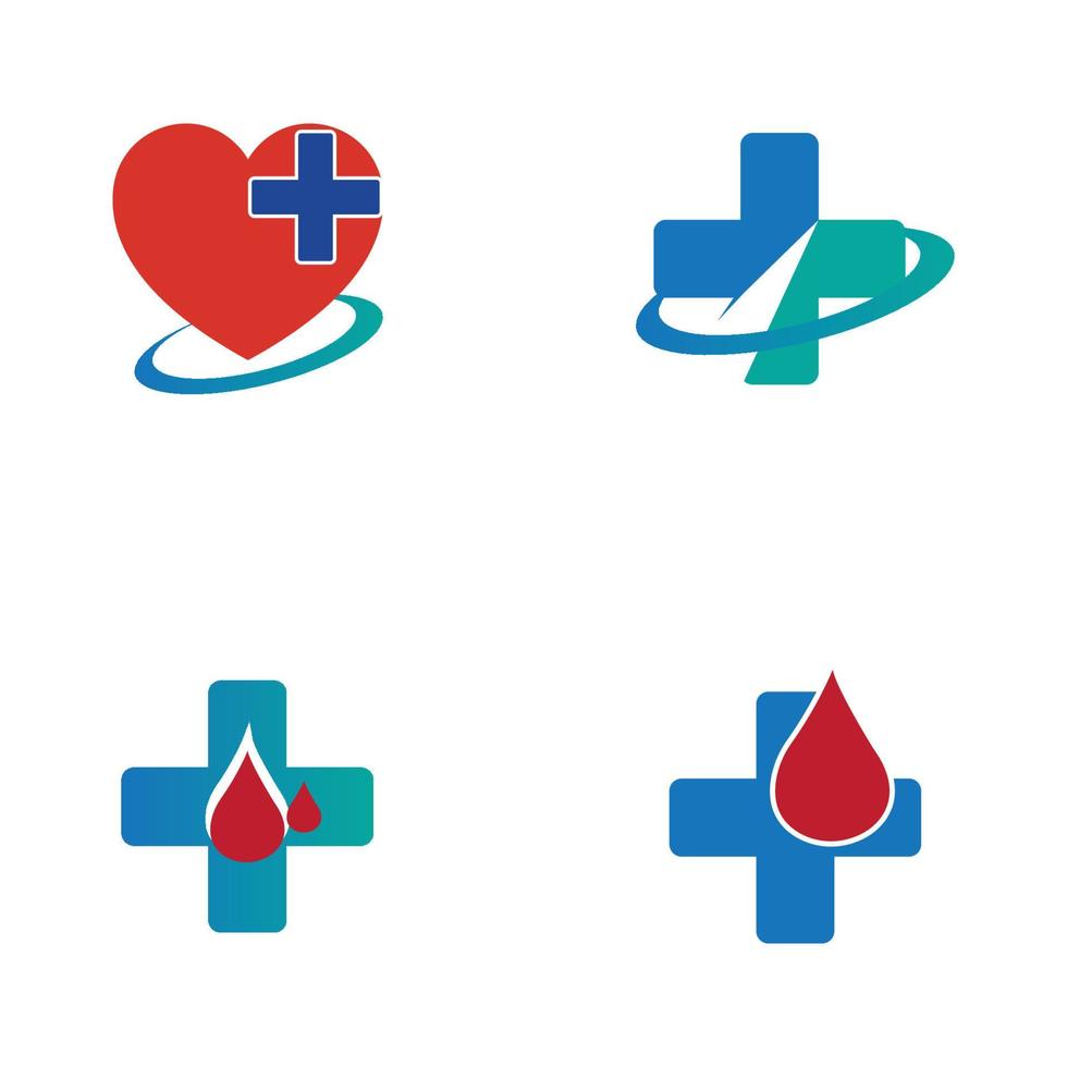 vecteur de modèle de logo médical de santé