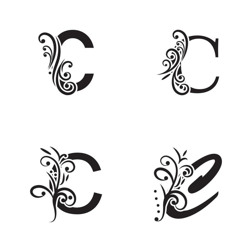 lettre c logo template vecteur icône design