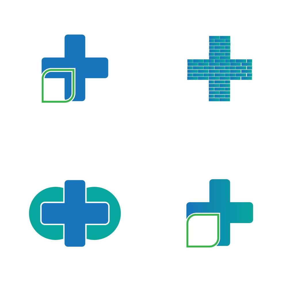 vecteur de modèle de logo médical de santé