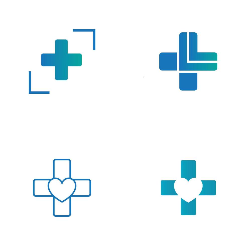 vecteur de modèle de logo médical de santé