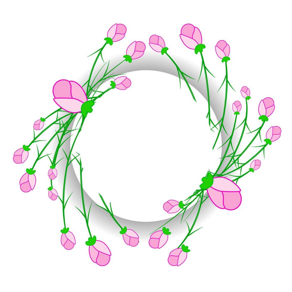 illustration vectorielle de fleur ornement vecteur
