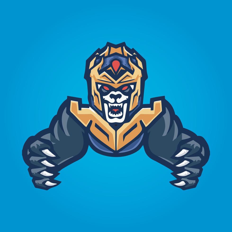 vecteur de conception de logo de mascotte de joueur, illustration de joueur pour l'équipe sportive. style de concept d'illustrateur moderne pour badge