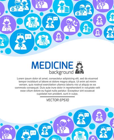Médecins de santé et de médecine vecteur