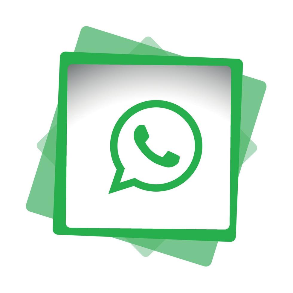 Whatsapp metaicons logo technologie d'icône, réseau. fond, partager, comme, illustration vectorielle vecteur