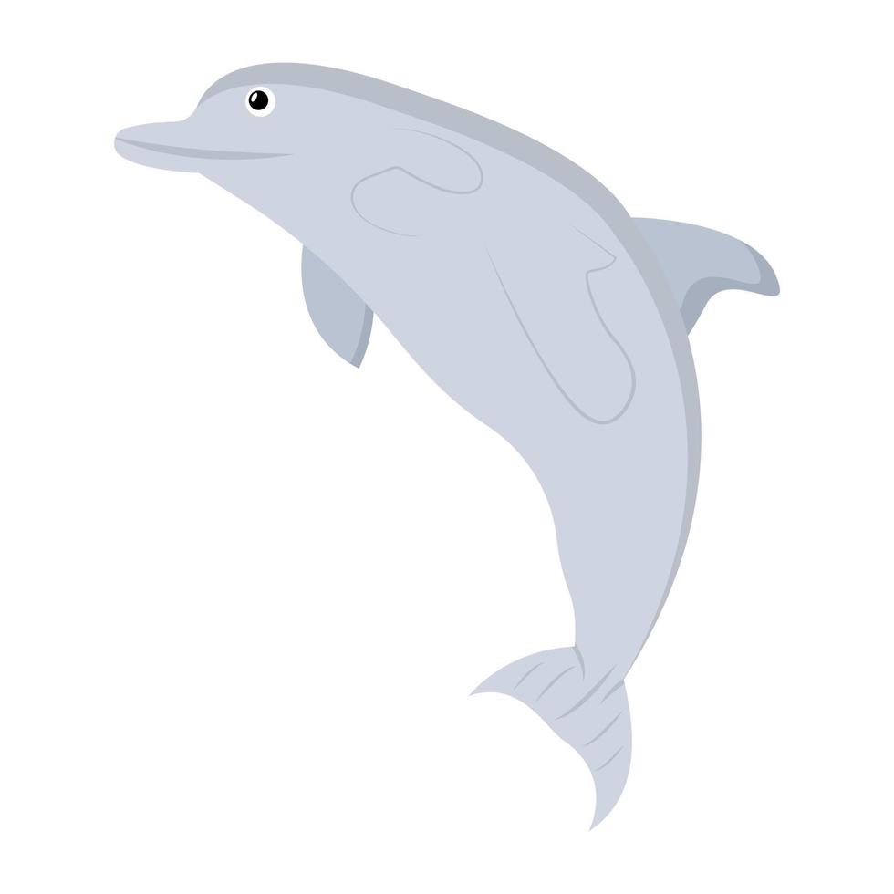 concepts de dauphins à la mode vecteur