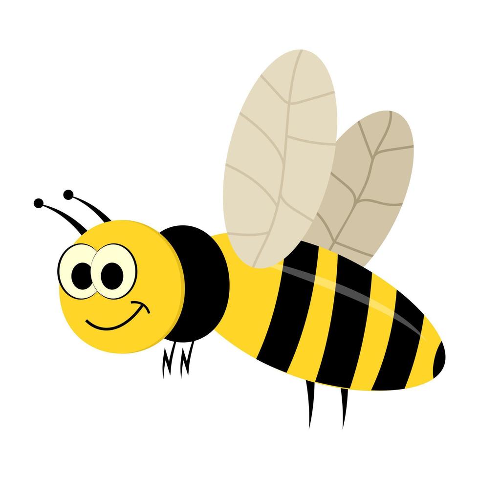 concepts d'abeilles volantes vecteur