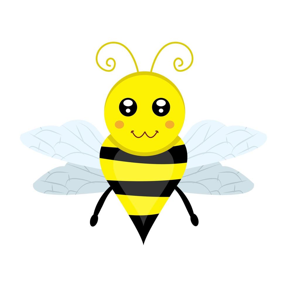 concepts d'abeille à la mode vecteur