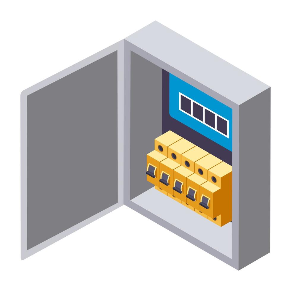 concepts de tableau électrique vecteur