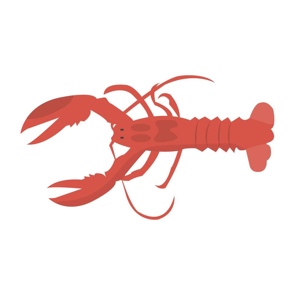 concepts de homard à la mode vecteur