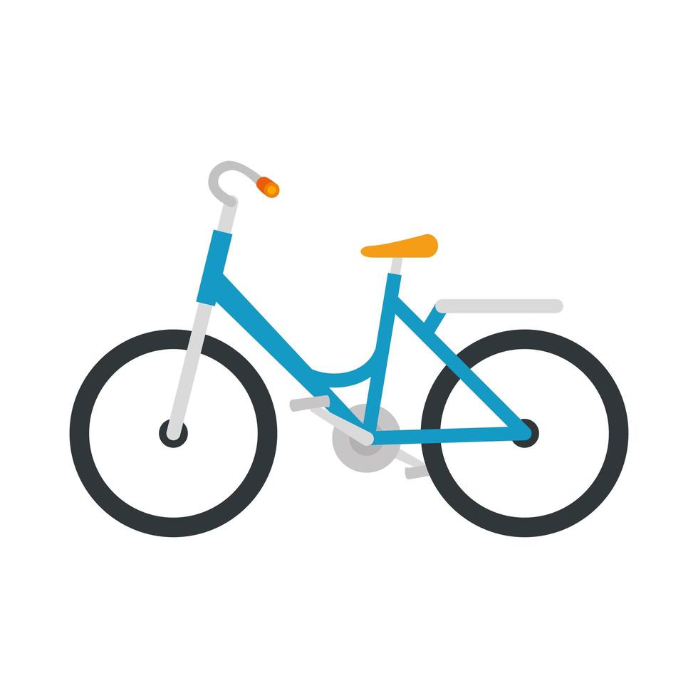 icône isolé de l'écologie de transport de vélo vecteur