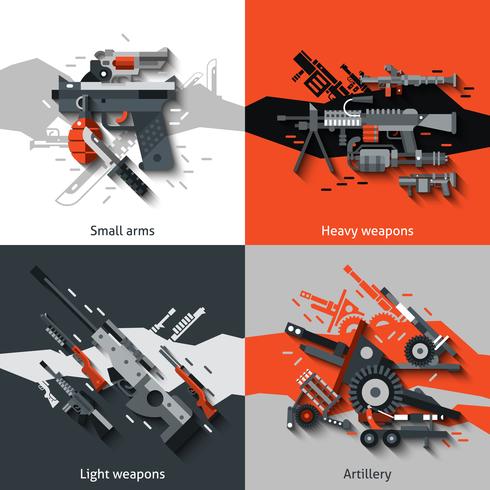 Concept de conception d&#39;arme vecteur