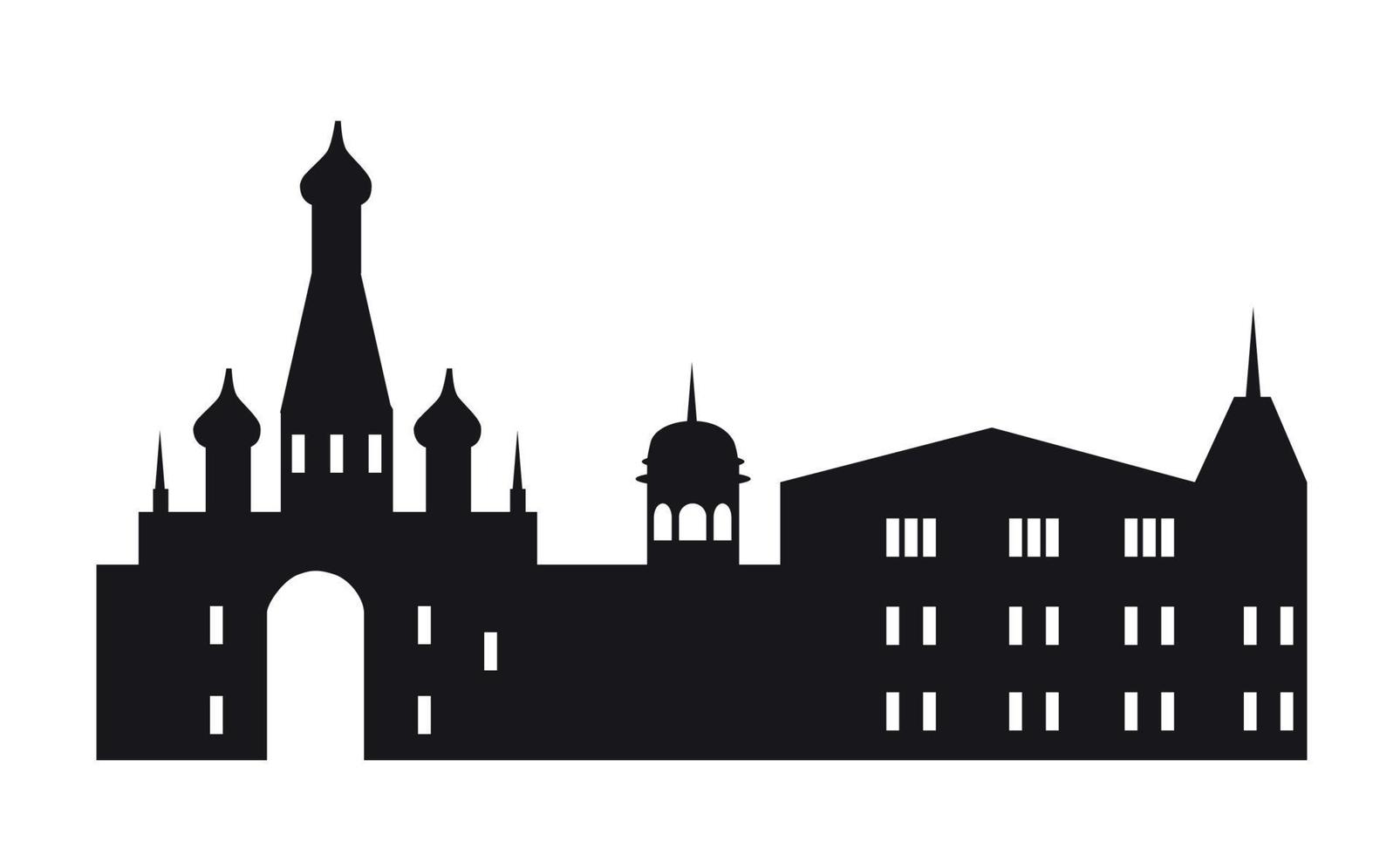 illustration vectorielle de la silhouette de la ville vecteur