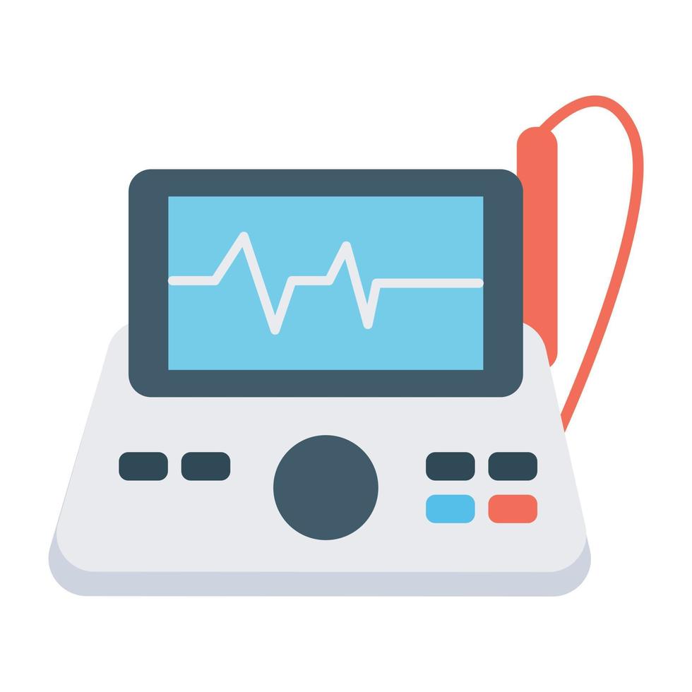 concepts d'électrocardiogramme à la mode vecteur