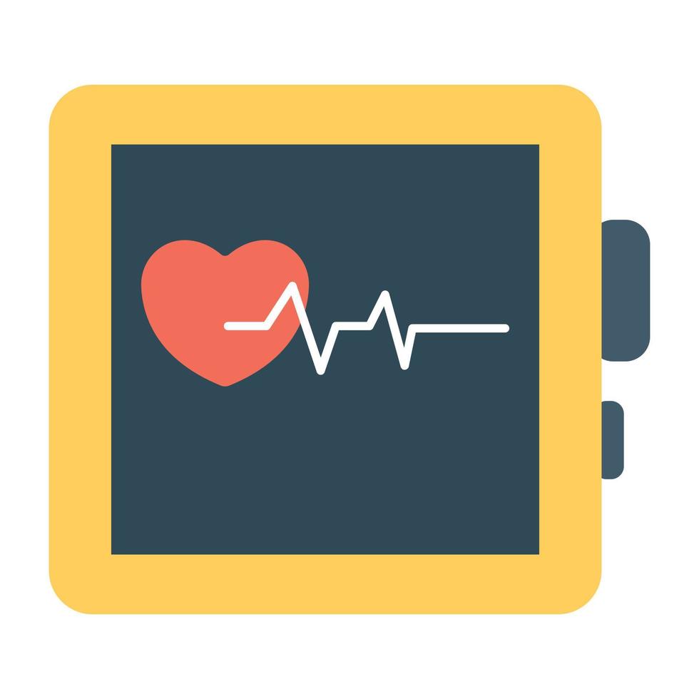 concepts d'électrocardiogramme à la mode vecteur