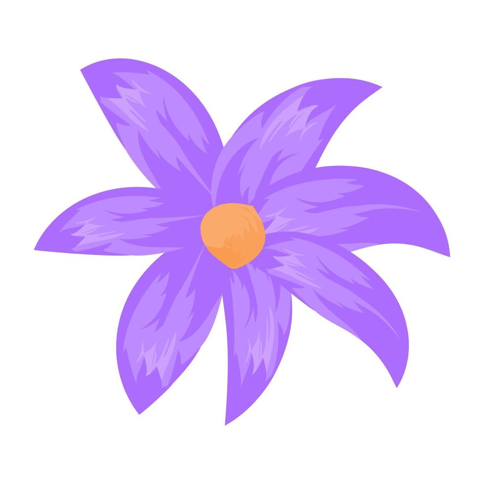 concepts de fleur d'aster vecteur