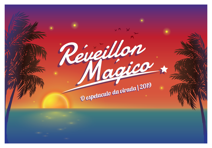 Réveillon Magico vecteur