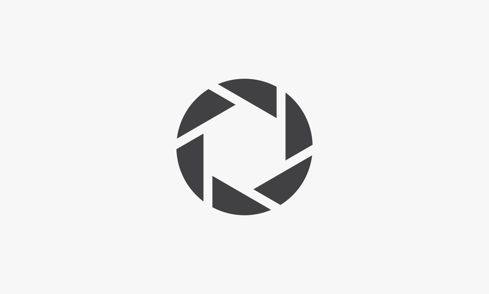 lentille icône logo concept isolé sur fond blanc. vecteur