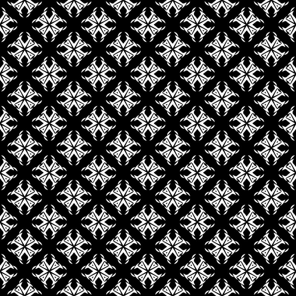 texture de motif de surface noir et blanc. bw conception graphique ornementale. ornements en mosaïque. modèle de modèle. vecteur