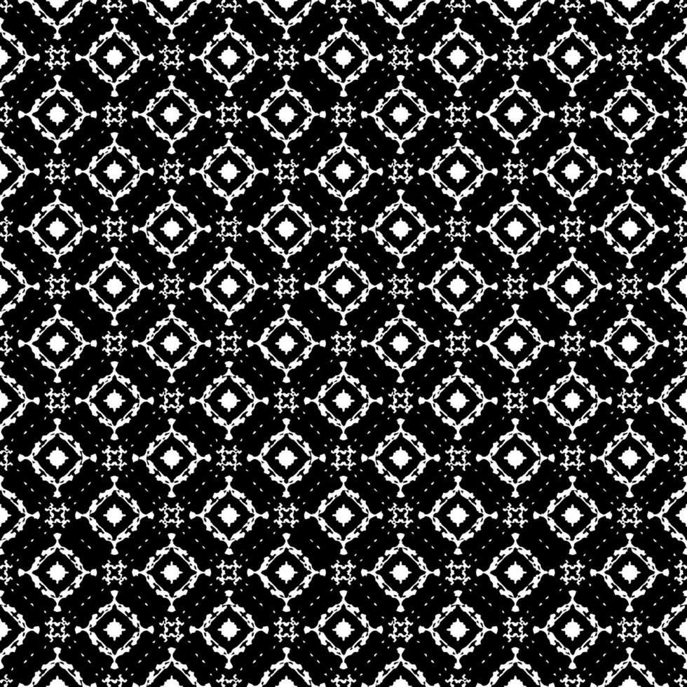 texture de motif noir et blanc. bw conception graphique ornementale. ornements en mosaïque. modèle de modèle. vecteur