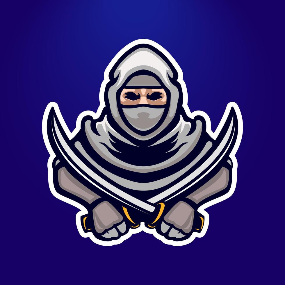 logo esport ninja vecteur