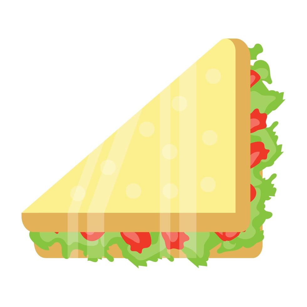 concepts de sandwich à la mode vecteur