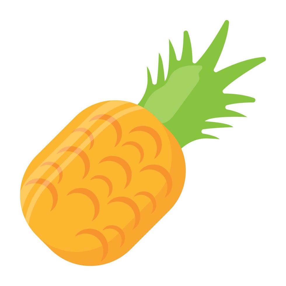 concepts d'ananas à la mode vecteur