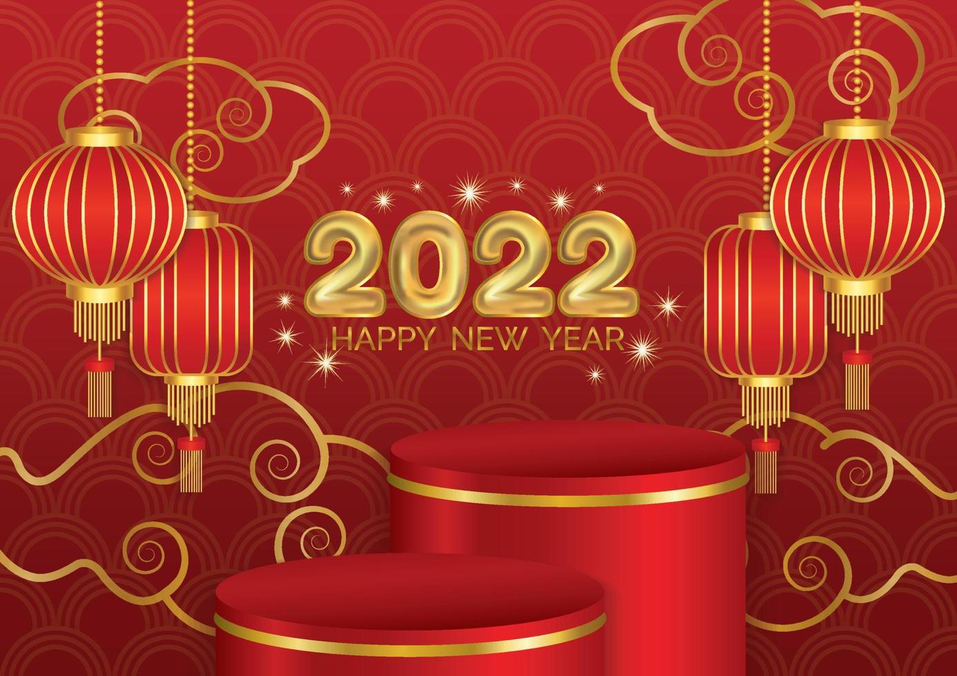 bannière de vecteur art joyeux nouvel an chinois